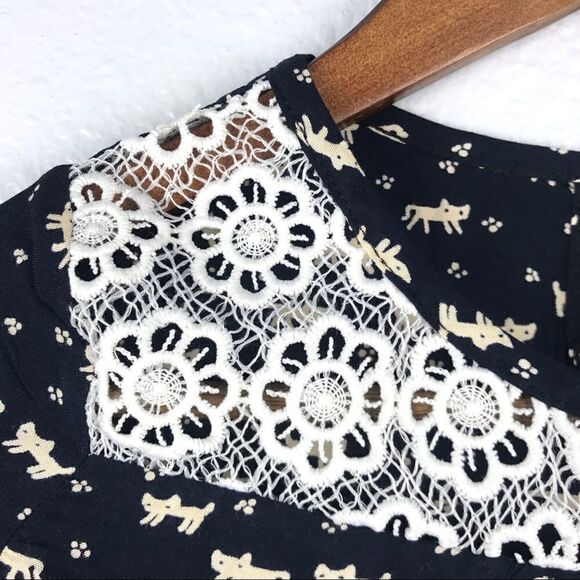 NWT Girl's Top With Crochet Trim - Picture 8 of 8